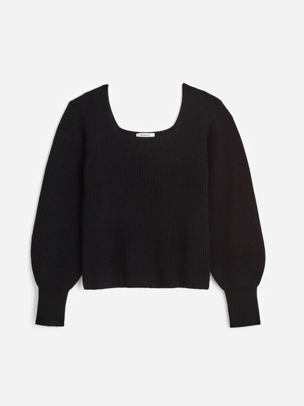 MADEWELL SoftWool Square-Neck Pullover Sweater - size XXSmall